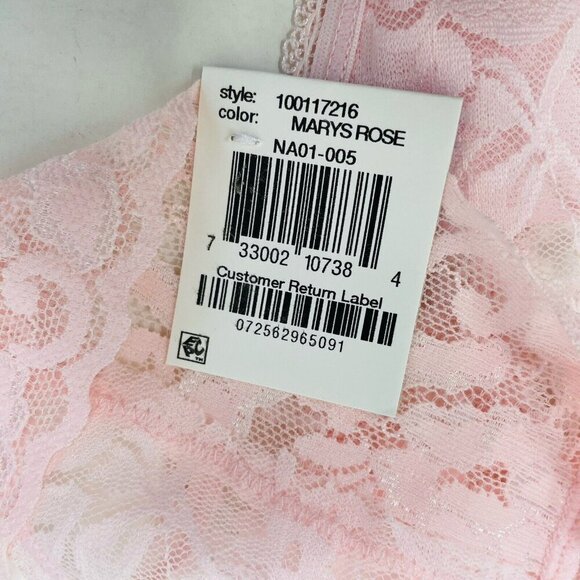 INC International Concepts Womens Size XL Lace Thong Underwear Panty Pink 2517 - Picture 6 of 7